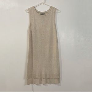Michael Stars beige sleeveless tunic